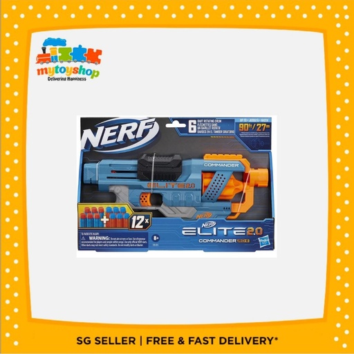 NERF Elite 2.0 Commander RD-6 Blaster