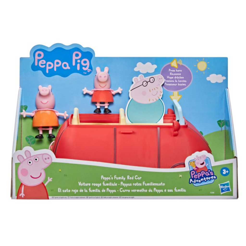Peppa Pig  Adventures Family Red Car