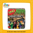 Mattel Games UNO Minecraft in Storage Tin Card Game