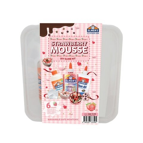 Elmers Strawberry Mousse Slime DIY Kit