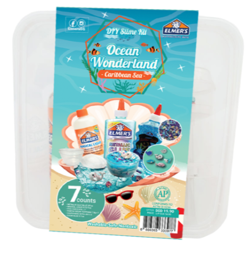 Elmers Ocean Wonderland Carribean Sea Slime Kit