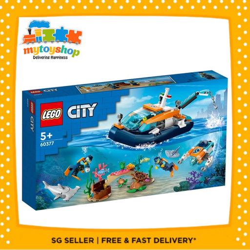 LEGO 60377 City Explorer Diving Boat