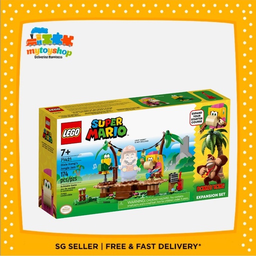 LEGO 71421 Super Mario Dixie Kong's Jungle Jam Expansion Set