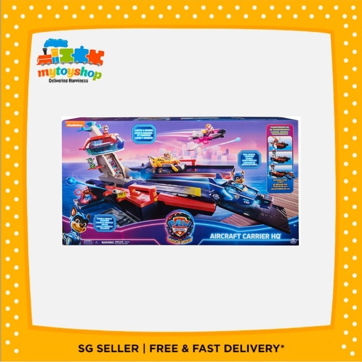 Paw Patrol The Mighty Movie Aircraft Carrier HQ