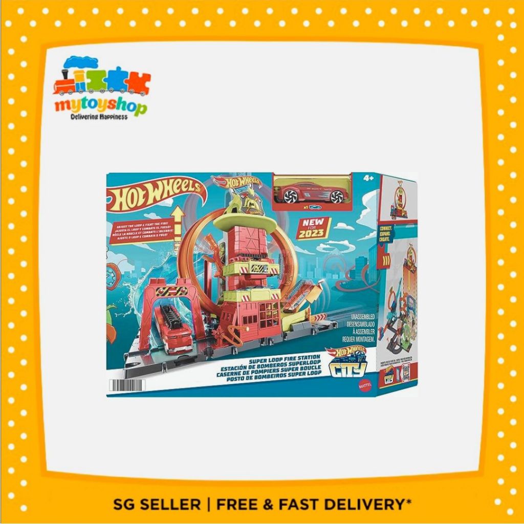 Hot Wheels Super Loop Fire Station