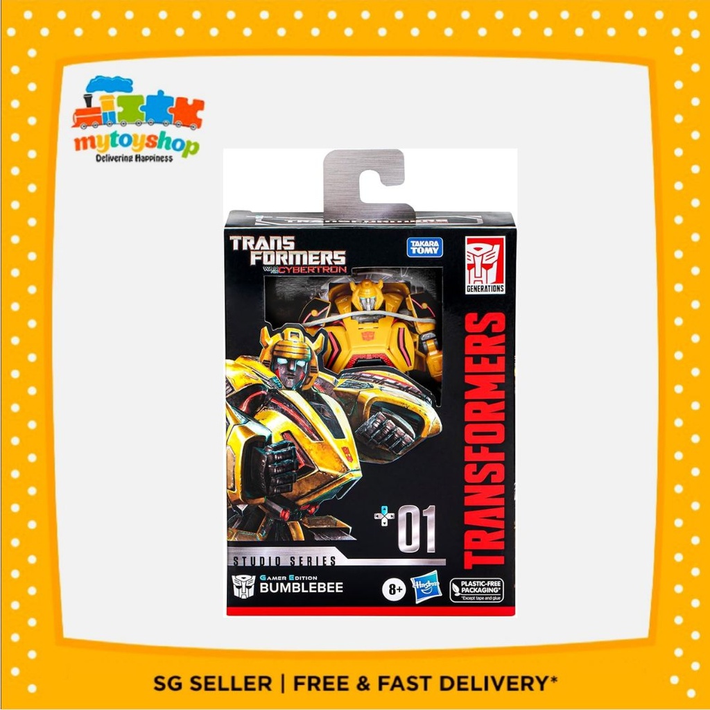Transformers Studio Series Deluxe War for Cybertron Gamer Edition Bumblebee Action Figure