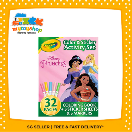 Crayola Color n Sticker Disney Princess Activity Set