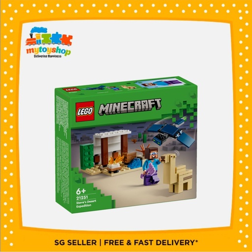 LEGO 21251 Minecraft Steve's Desert Expedition