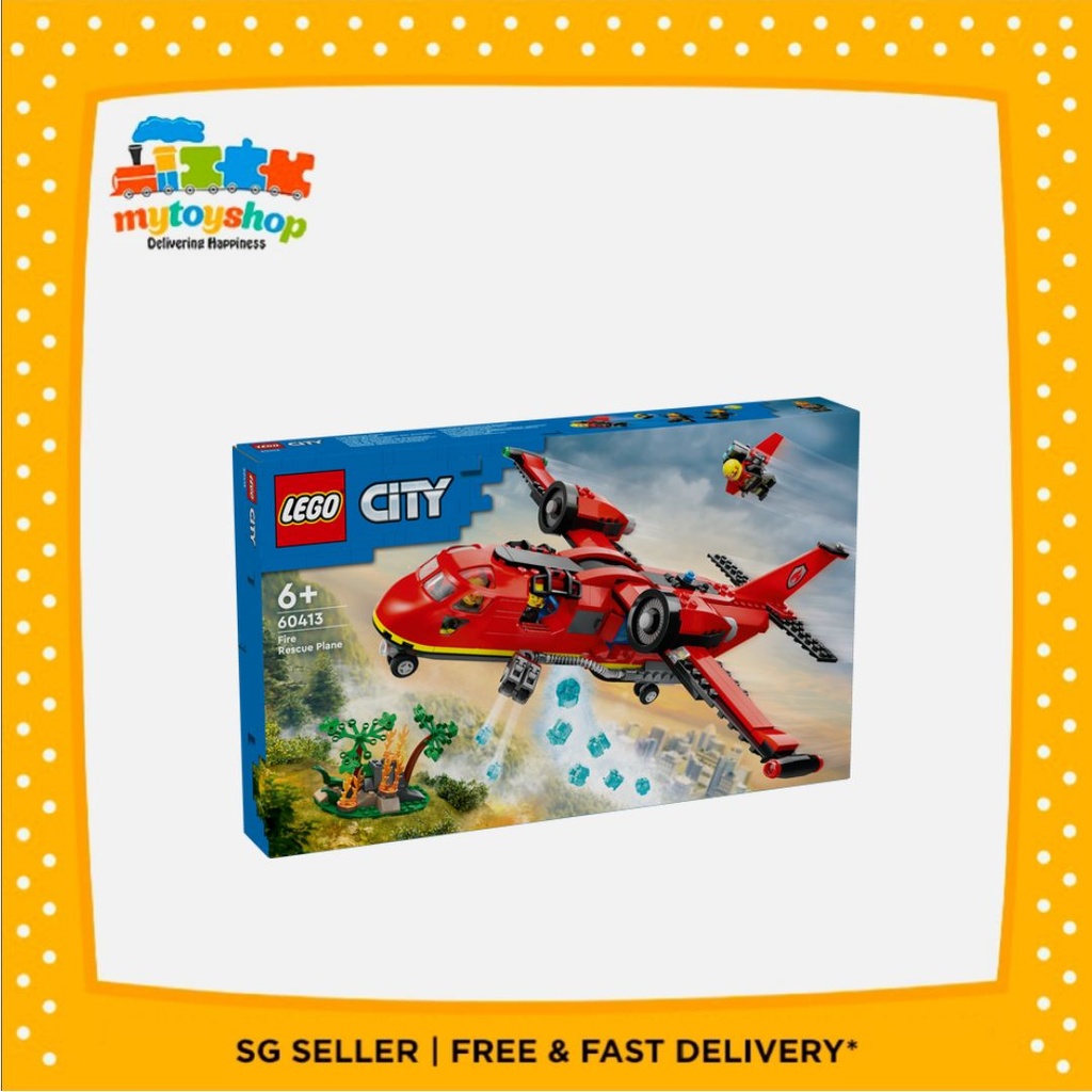 LEGO 60413 City Fire Rescue Plane