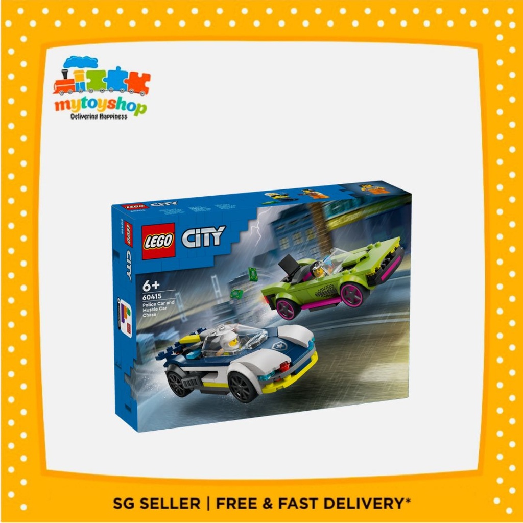 LEGO 60415 City Police Car and Muscle Car Chase | My Toy Shop