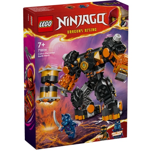 LEGO 71806 Ninjago Cole's Elemental Earth Mech