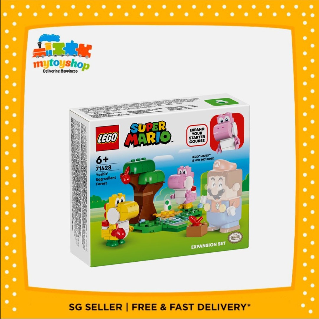 LEGO 71428 Super Mario Yoshis' Egg-cellent Forest Expansion Set