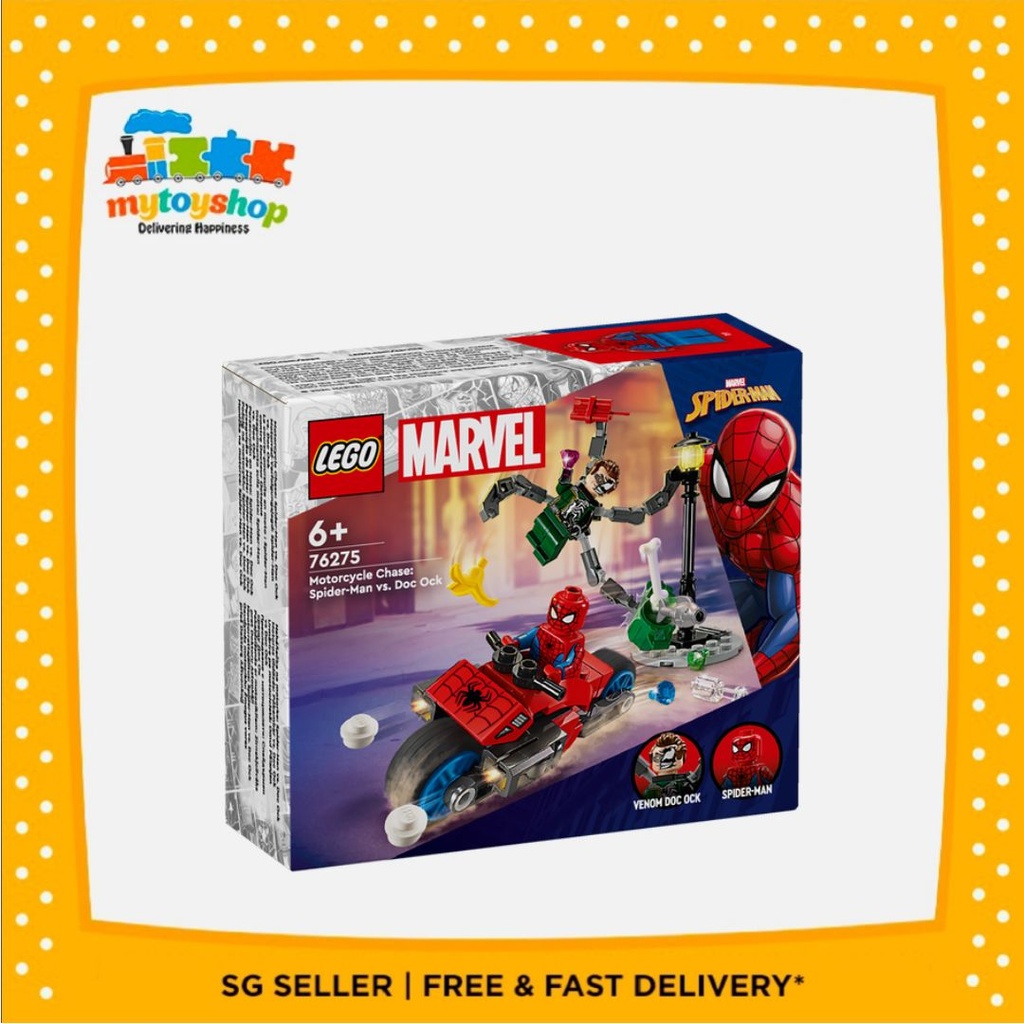 LEGO 76275 Motorcycle Chase Spider-Man vs. Doc Ock