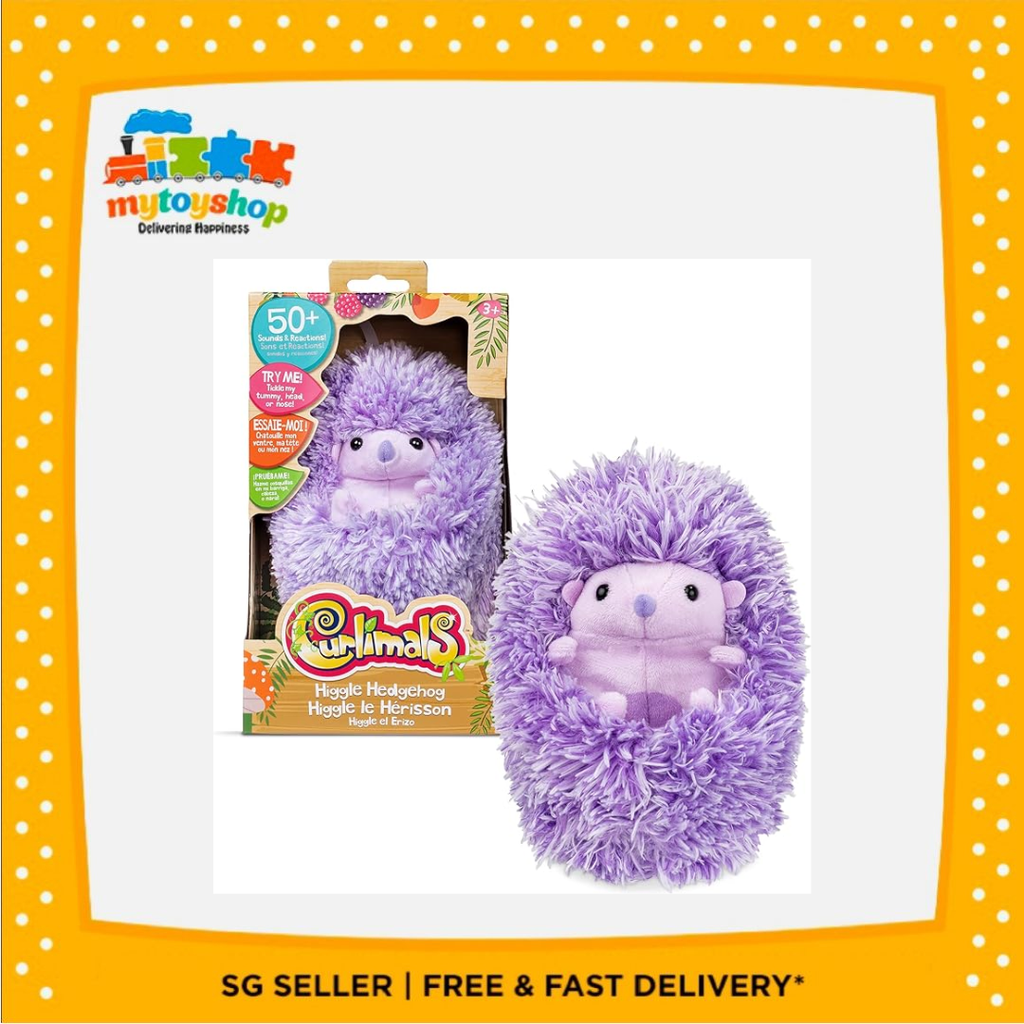 Curlimals Higgle The Hedgehog Plush Toy
