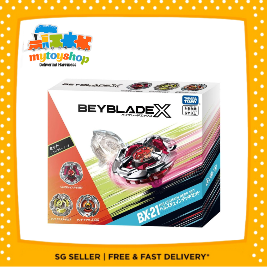 Beyblade X BX-21 Hells Chain Deck Set