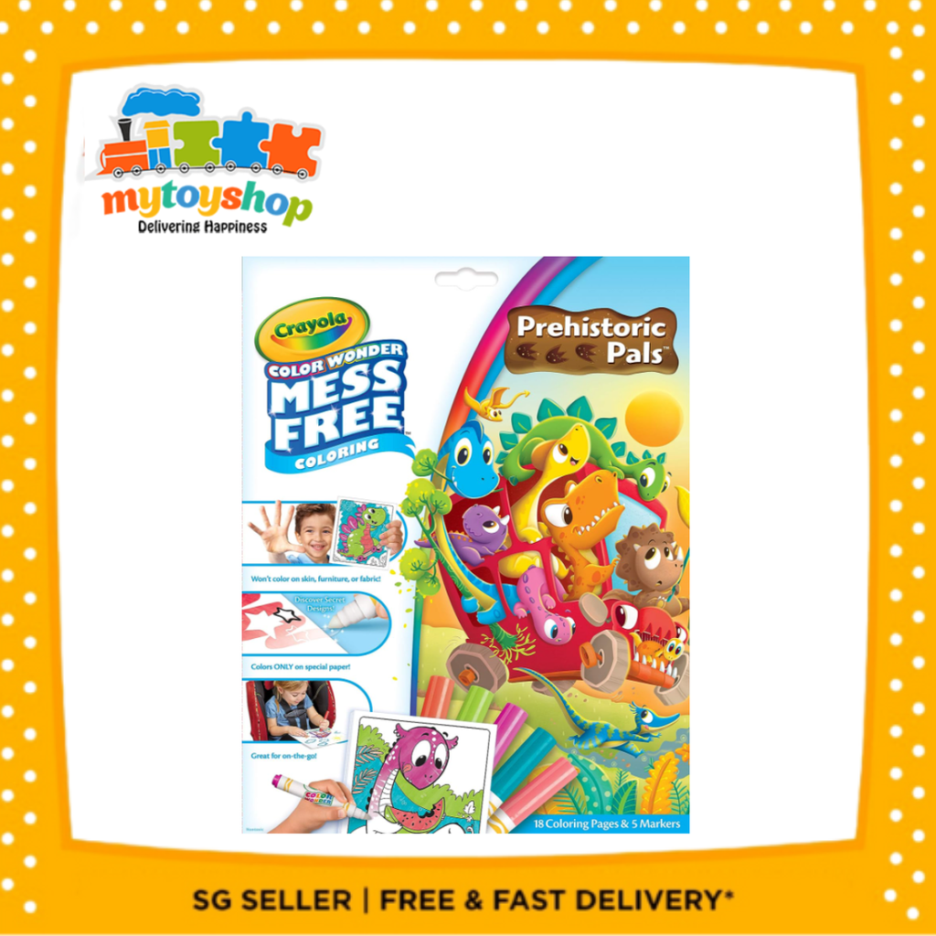 Crayola Color Wonder Mess Free Prehistoric Pal Foldalope