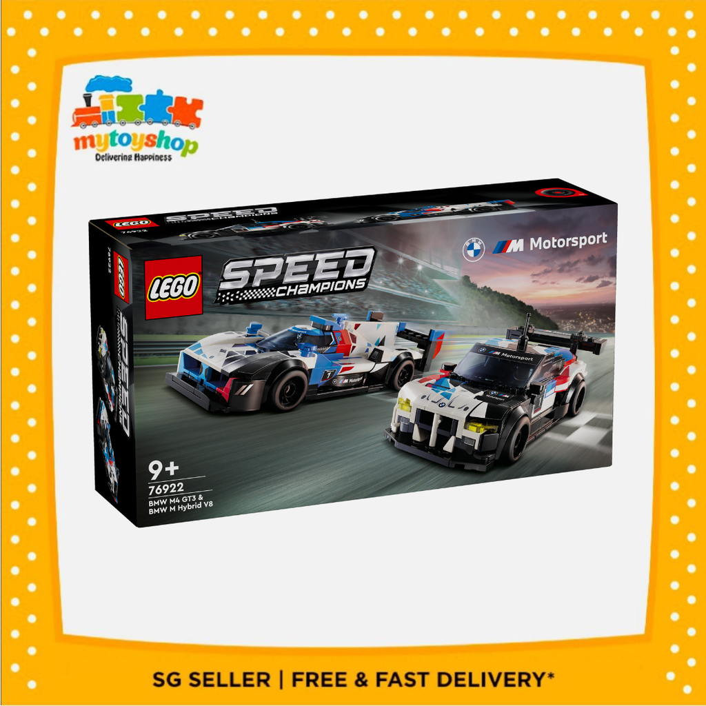 LEGO 76922 Speed Champions BMW M4 GT3 &amp; BMW M Hybrid V8 Race Cars