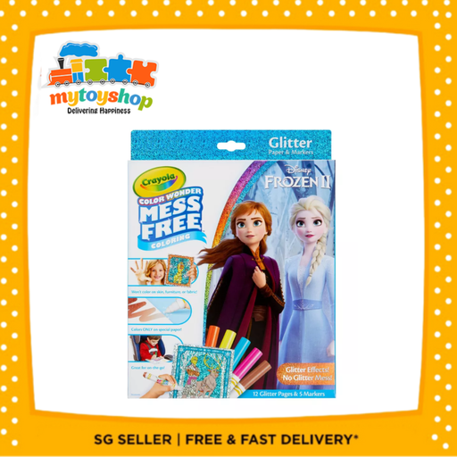 Crayola Color Wonder Glitter Coloring Kit - Disney Frozen 2