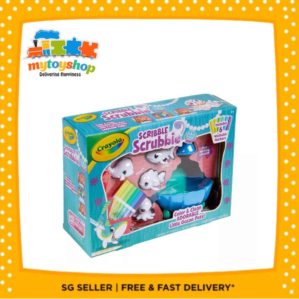 Crayola Scribble Scrubbie Ocean Lagoon Tub Set