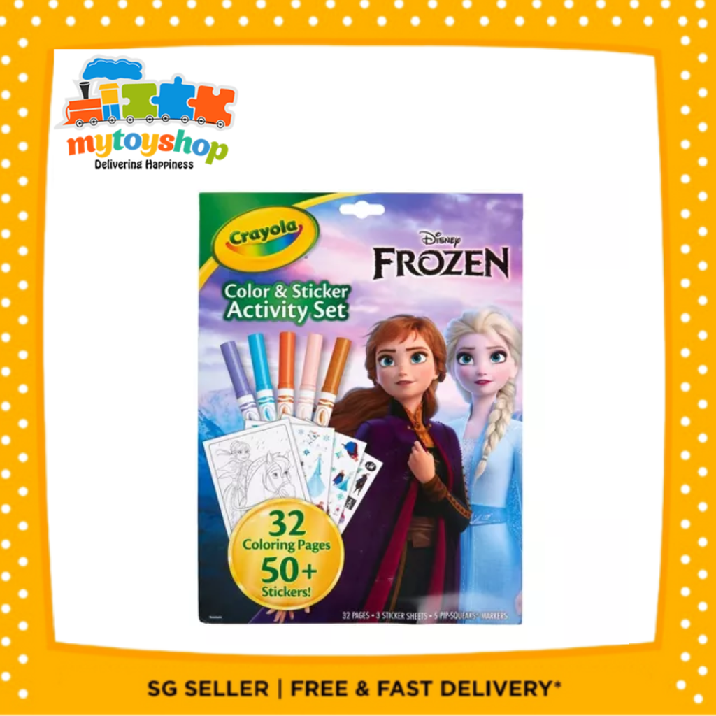 Crayola Color and Sticker Frozen Activity Set