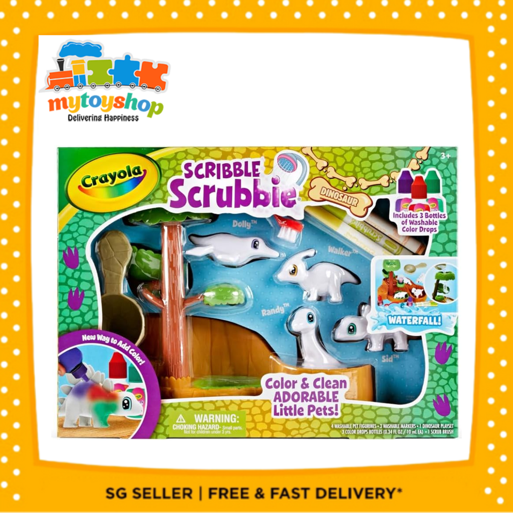 Crayola Scribble Scrubbie Pets Dinosaur Waterslide