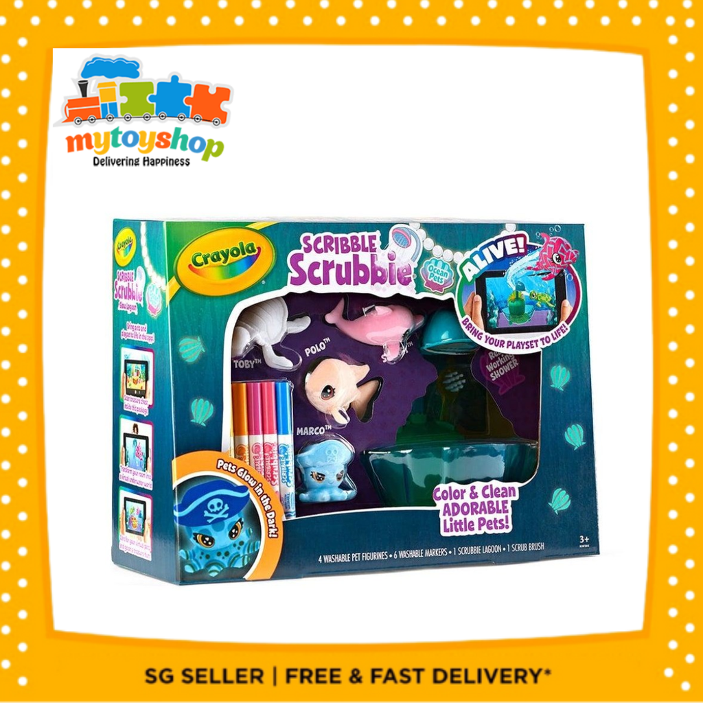 Crayola Scribble Scrubbie Glow Lagoon Playset