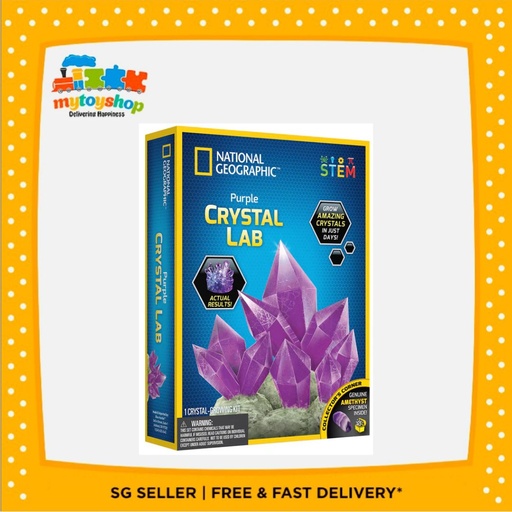 National Geographic Purple Crystal Lab Kit