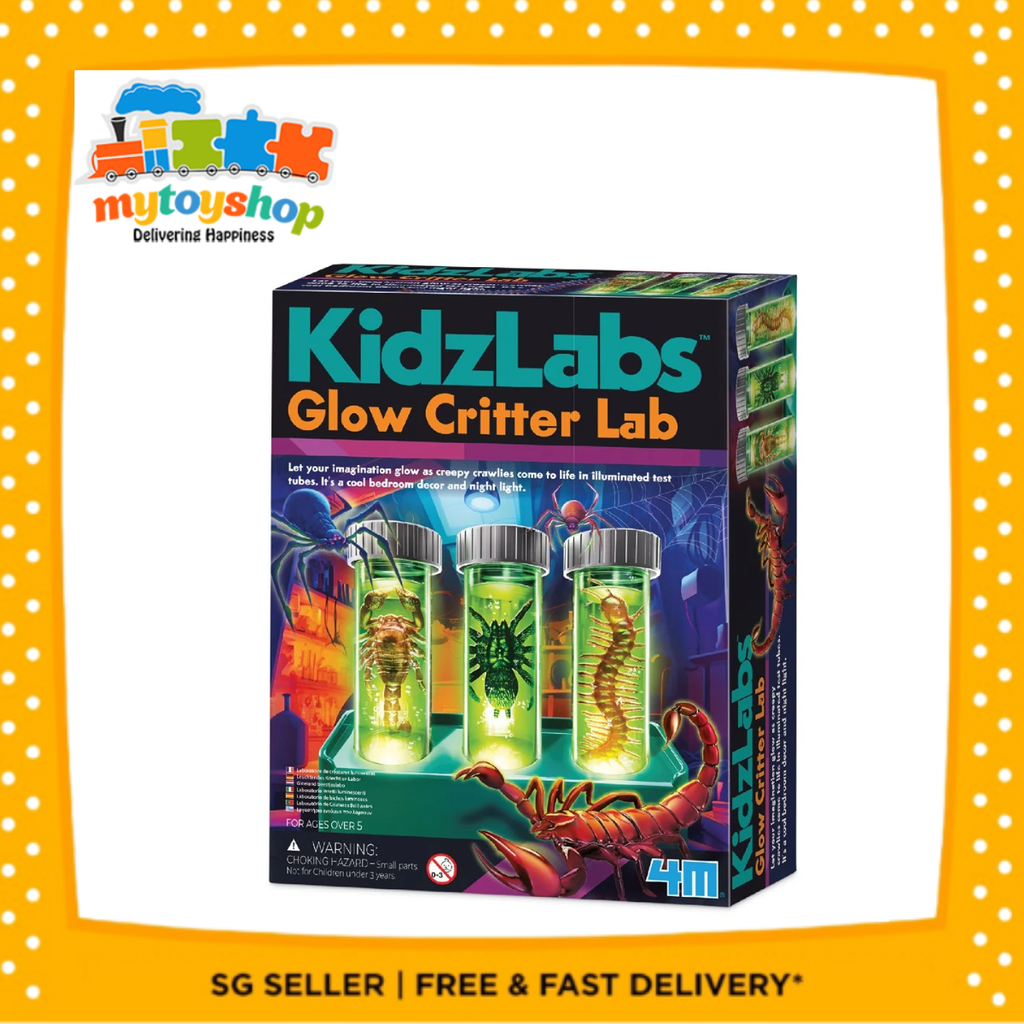 4M Kidzlabs Glow Critter Lab