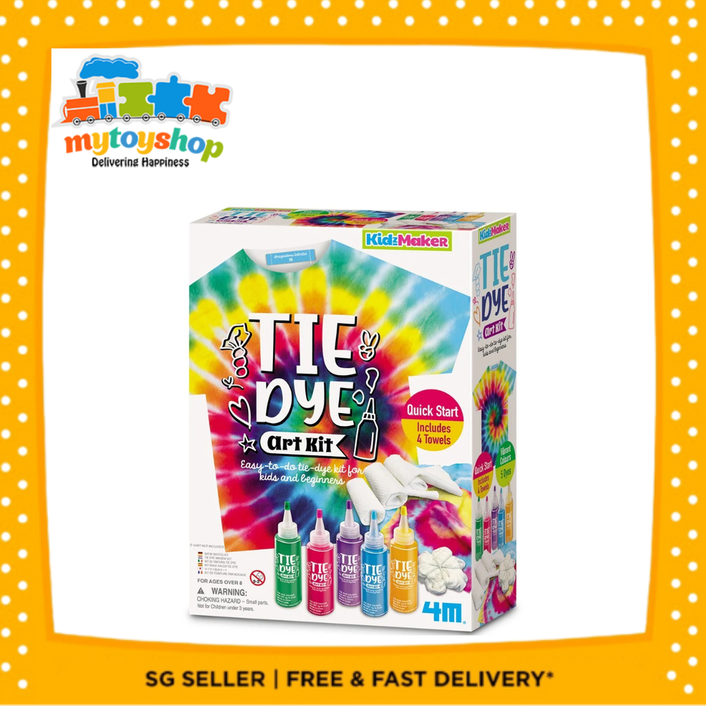 4M KidzMaker Tie Dye Art Kit