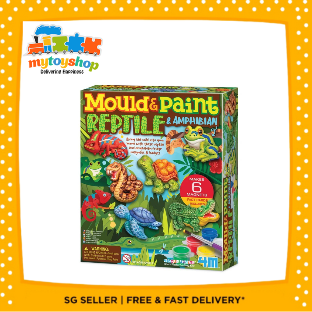 4M Mould &amp; Paint Reptile and Amphibian