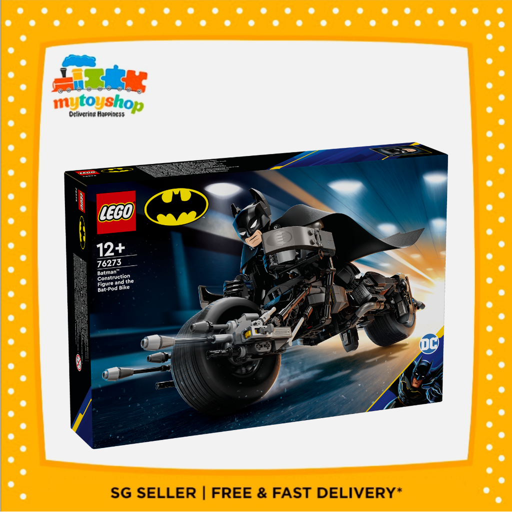 LEGO 76273 Batman Construction Figure and Bat Pod Bike