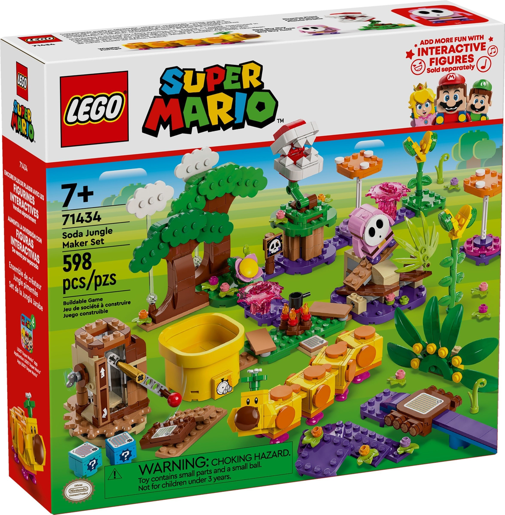 LEGO 71434 Super Mario Soda Jungle Maker Set