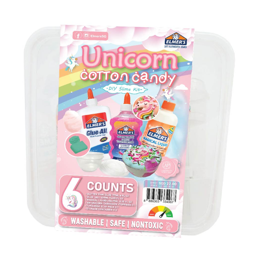 Elmers Cotton Candy Unicorn DIY Slime Kit