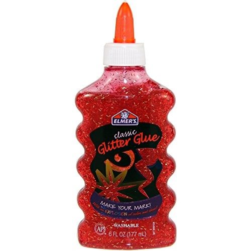 Elmers Glitter Glue Red 6OZ