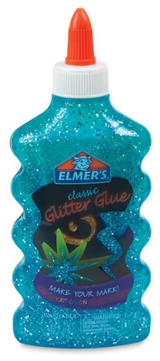 Elmers Glitter Glue Blue 6OZ