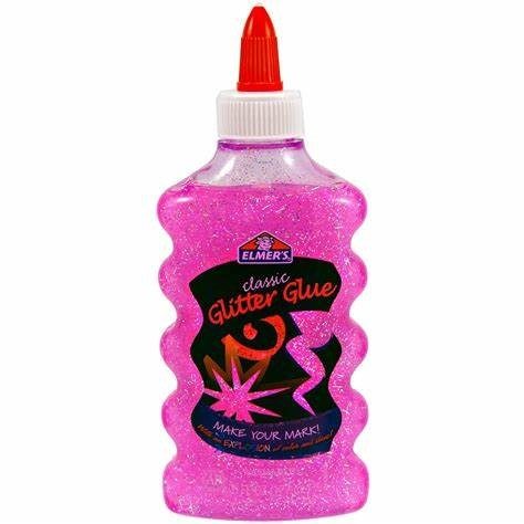 Elmers Glitter Glue Pink 6OZ