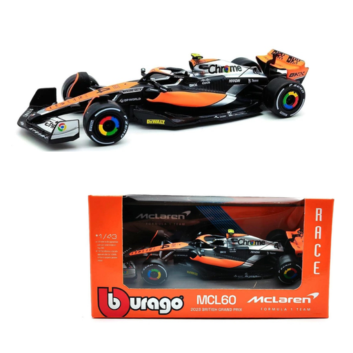 Bburago 1:43 Mclaren 2023 MCL60 F1 #4 Lando Norris