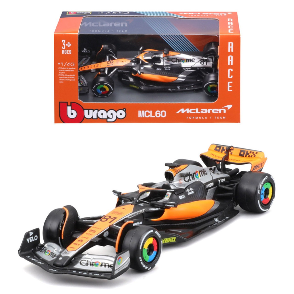 Bburago 1:43 F1 McLaren MCL60 2023 #81 Oscar Piastri