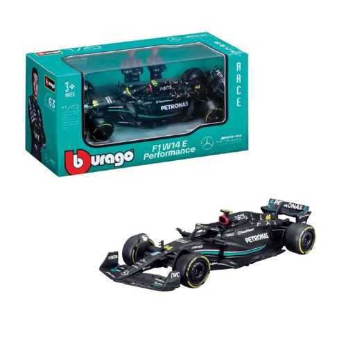 Bburago1:43 2023 F1 Mercedes W 14E #44 Lewis Hamilton