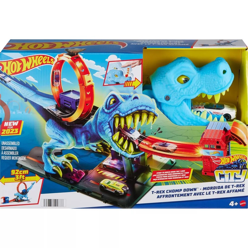 Hot Wheels City Trex Chomp Down Playset