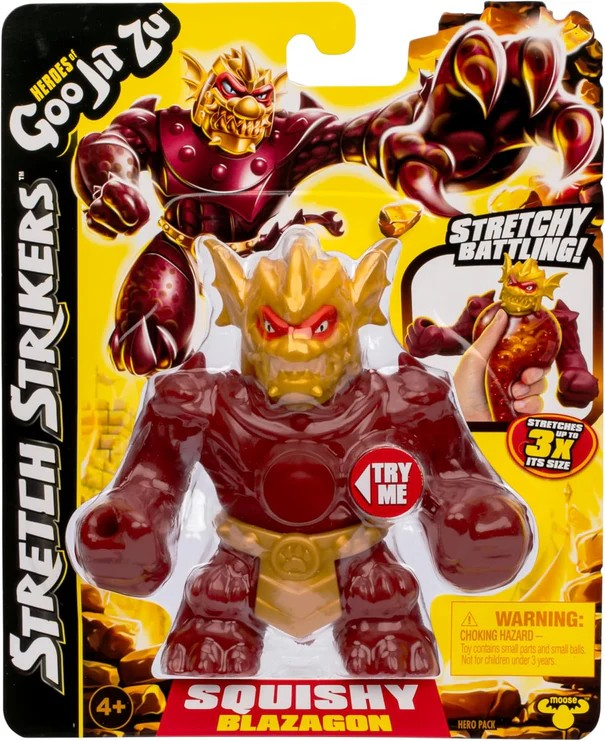 Heroes of Goo Jit Zu Stretch Strikers Hero Pack - Squishy Blazagon