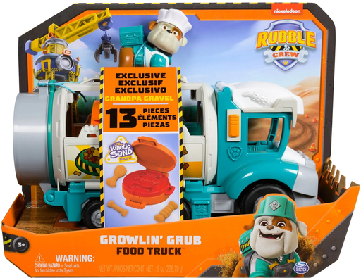 Paw Patrol Rubble n Crew Growlin Grub Food Truck