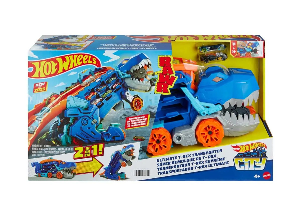 Hot Wheels City Transforming TRex Ultimate Hauler