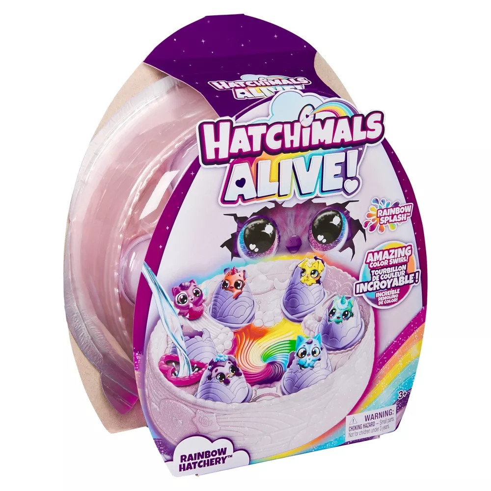 Hatchimals Alive Rainbow Hatchery Playset