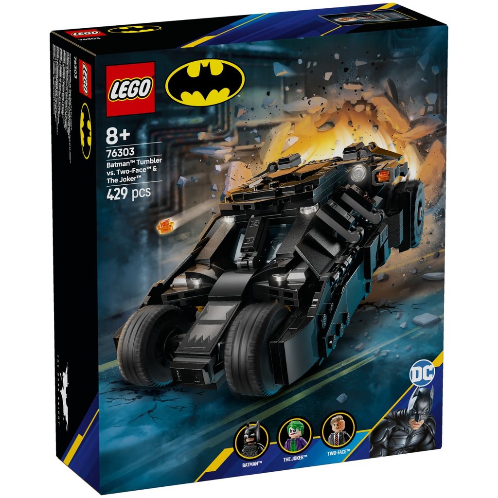 LEGO 76303 Batman Tumbler vs. Two-Face n The Joker