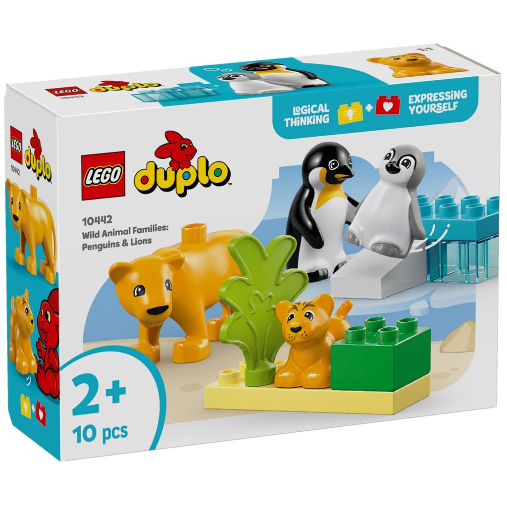 LEGO 10442 DUPLO Wild Animal Families Penguins N Lions