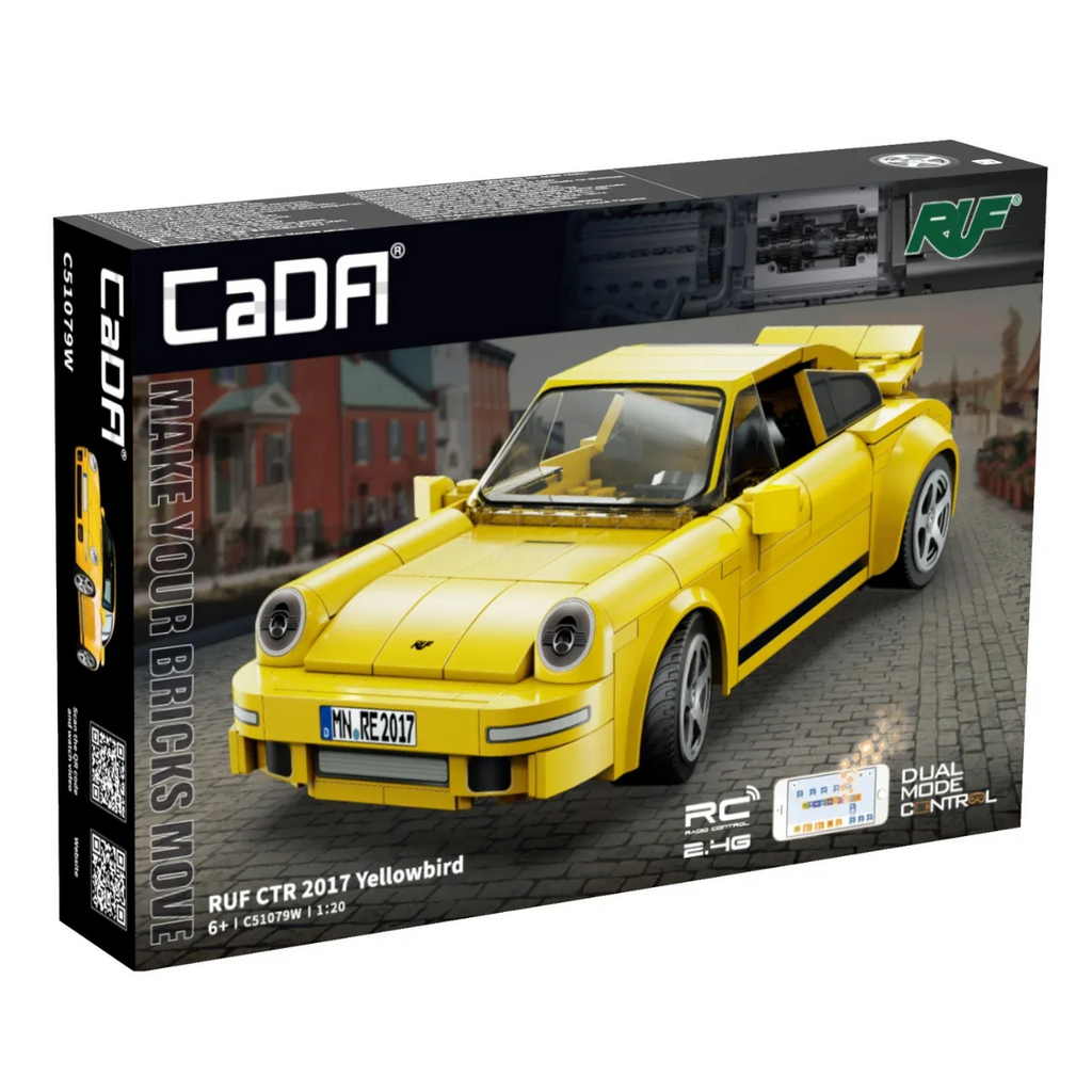 CaDA RUF CTR 2017 Yellowbird RC Car C51079W