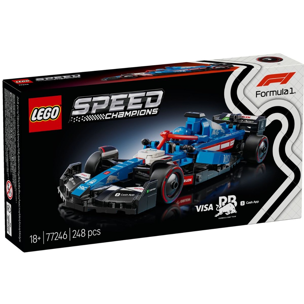 LEGO 77246 Visa Cash App RB VCARB 01 F1 Race Car