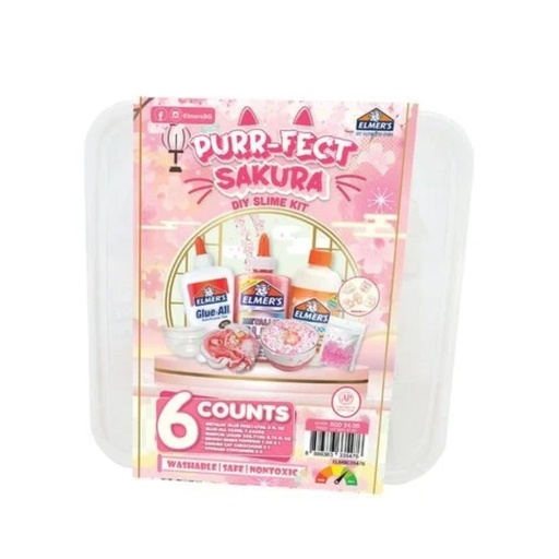 Elmers Purr-Fect Sakura Slime DIY Kit