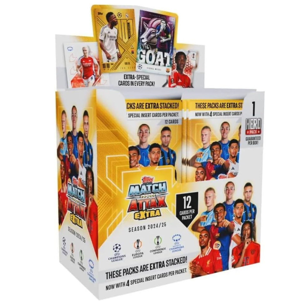 Topps Match Attax Extra 24/25 Sealed Booster Box 24 Packet